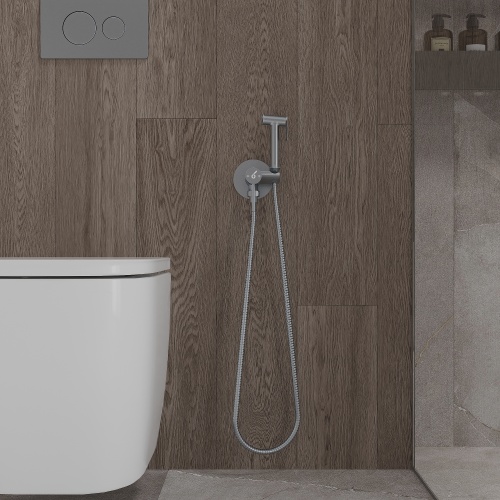 Гигиенический душ со смесителем Oliveeka OL-829902+88139017-CR, хром