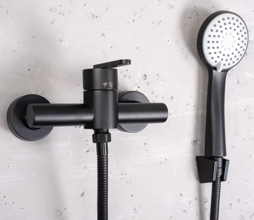 Смеситель для душа Rea Ontario black matt B5500