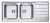Мойка для кухни Alveus LINE MAXIM 100 SAT-90 1165x505 1087975 Мойка для кухни Alveus LINE MAXIM 100 SAT-90 1165x505 1087975