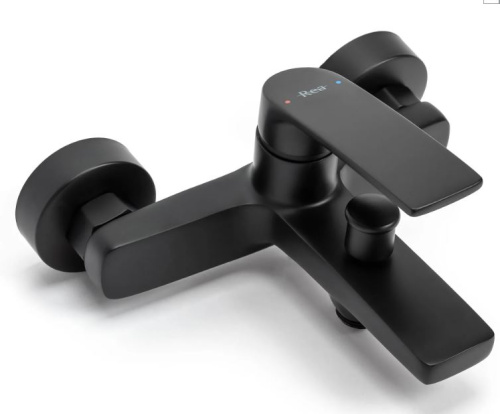 Смеситель для ванны Rea Luppo Black B5770