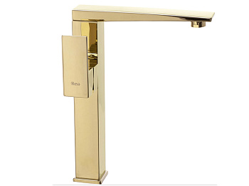 Смеситель для умывальника Rea Levi gold B5137
