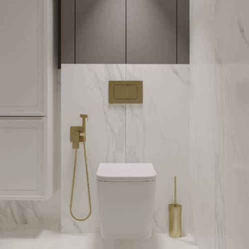 Комплект Oliveeka инсталляция OL-MQ-003 с унитазом OL-5014 и кнопкой OL-E12-BG