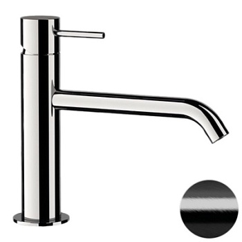 Смеситель для раковины Remer X-style X12ACFP, черный брашированный хром