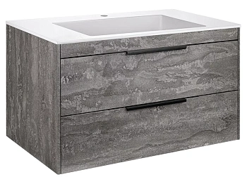 Тумба подвесная Vincea Chiara 2D 800 G.Stone VMC-2C2800GS