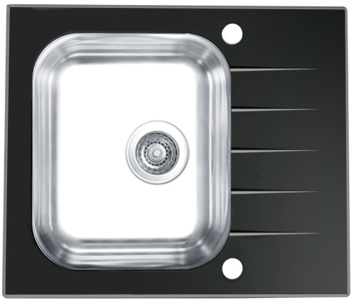 Мойка для кухни Alveus VITRO 10 RAL9005-90 (черная) 600x500 1114557