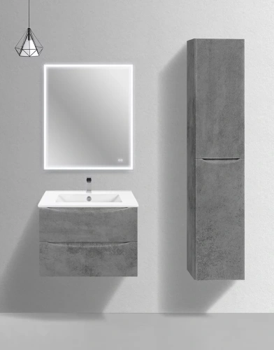 Тумба подвесная Vincea Mia Slim 700 Beton VMC-2MC700S1BT