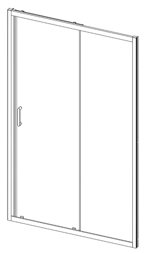 Душевая дверь Vincea Alpha VDS-3AL140CLGM