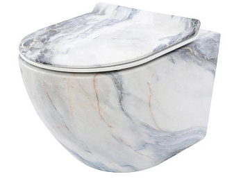 Унитаз подвесной Rea Carlos rimless Granit matt C8003