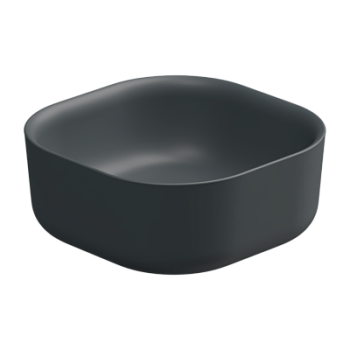Раковина накладная 42 см GSG Ceramic Design Hit! HILAVQU42028, Ebano Matt