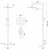 Душевая система Rea Lungo white P6608 Душевая система Rea Lungo white P6608