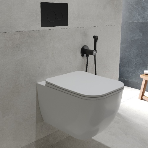 Комплект Oliveeka инсталляция OL-MQ-003 с унитазом OL-1216 и кнопкой OL-R22-MB