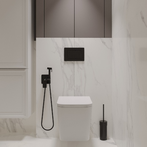 Комплект Oliveeka инсталляция OL-MQ-003 с унитазом OL-5014 и кнопкой OL-E12-MB