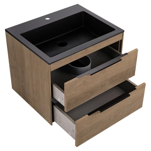 Тумба подвесная Vincea Chiara 2D 600 N.Oak VMC-2C2600NO