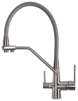 Смеситель для мойки Vivi Felice 1415 SG Satinato-Grigio