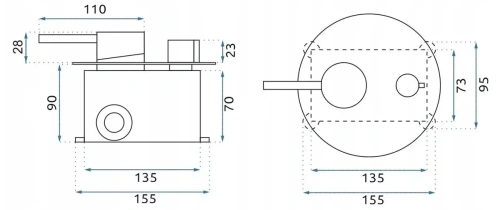 Душевая система Rea Argon gold P6538