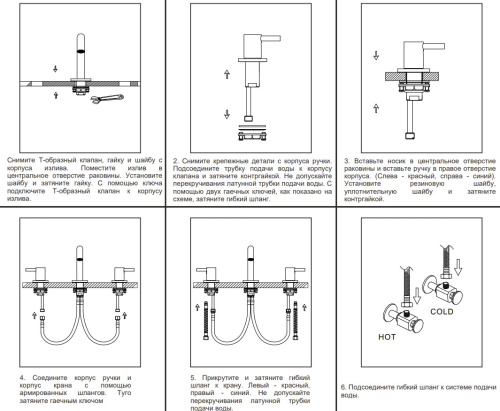 Смеситель для раковины Nemo Round NM-2317RG rose gold
