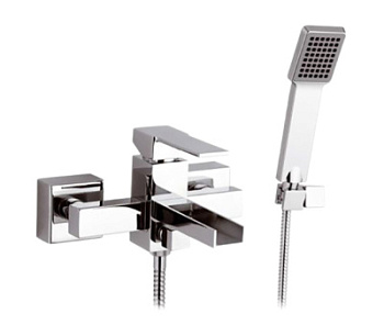 Смеситель для ванны Remer Qubika Cascata QC02