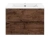 Тумба подвесная Vincea Mia Slim 600 R.Wood VMC-2MC600S1RW