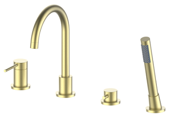 Смеситель для ванны Oliveeka OL-669017-BG