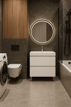 Тумба напольная Vela Мира 60Н под Classica (белый глянец) TU27099