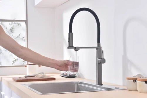 Смеситель для кухни Vincea VKF-119GM