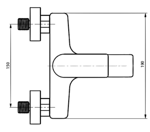 Смеситель для ванны Ahti Sipoo SB405001