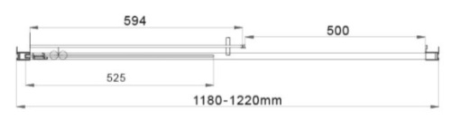 Душевая дверь Vincea Garda VDS-1G120CGB
