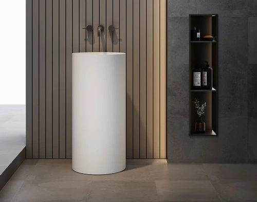 Умывальник Vincea Solid Surface VBS-6SP01MW