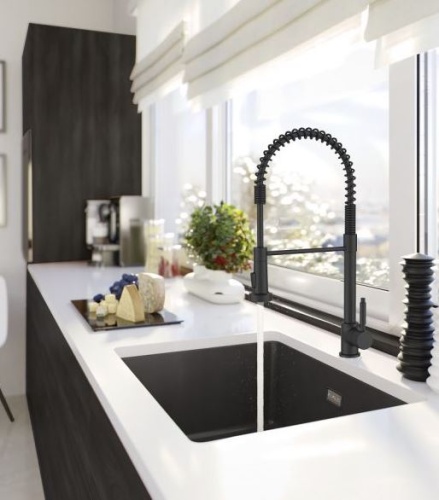 Смеситель для кухни Alveus URBAN-S BLACK MATT 1150887