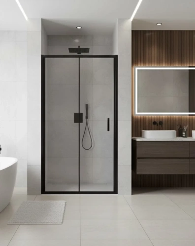 Душевая дверь CeramaLux CL307B-1011 Matt Black