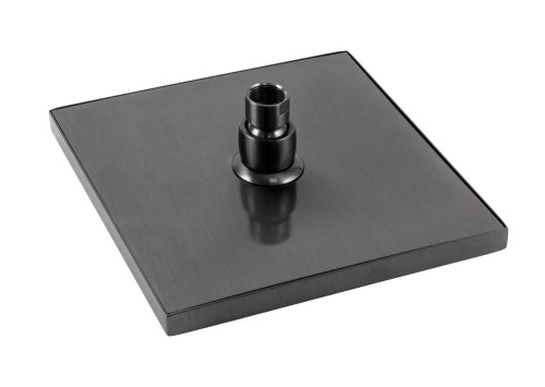 Верхний душ с шарнирным соединением 20 см Remer 359SSCFPX, черный брашированный хром