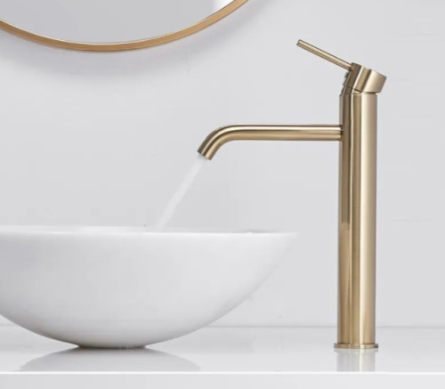 Смеситель для умывальника Rea Lungo Gold B9409