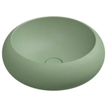 Раковина накладная 42 см GSG Ceramic Design Petra PELAV42031, Salvia Matt