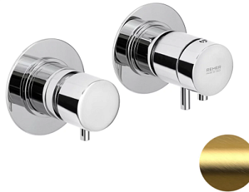 Смеситель для душа Remer X-style XT96D3BG, золото брашированное