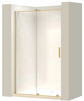 Душевая дверь Rea Montana gold brush 140 K2499