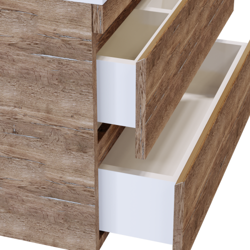 Тумба подвесная Vela Каскад Премиум 70П под Classica (дуб галифакс олово) TU617010