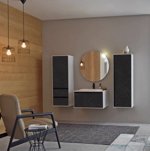 Тумба подвесная Kolpa-san Pandora OUP 75 Black stone 514210 Тумба подвесная Kolpa-san Pandora OUP 75 Black stone 514210