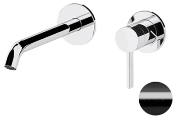 Смеситель для раковины Remer Metrica MC15PCFP, черный брашированный хром