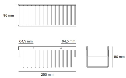 Полка для душа Carimali 99112-CR
