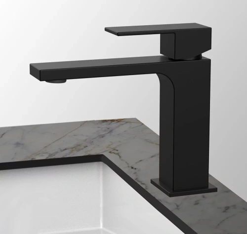 Смеситель для раковины Vincea Cube VBF-1C01MB Смеситель для раковины Vincea Cube VBF-1C01MB