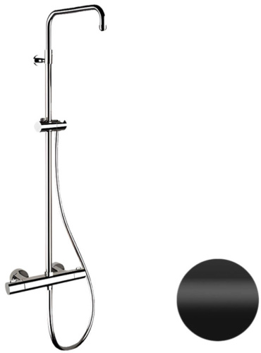 Душевая система Remer Elegance EQ32ASSDNO, черный матовый