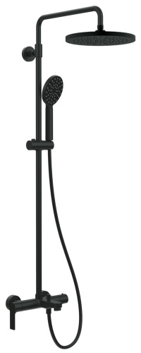 Душевая система Remer Energy EY34A8MPMD25NO, черный матовый