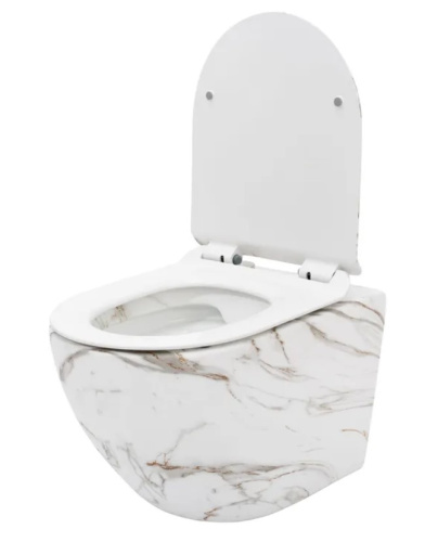 Унитаз подвесной Rea Carlos rimless Lava matt C8004