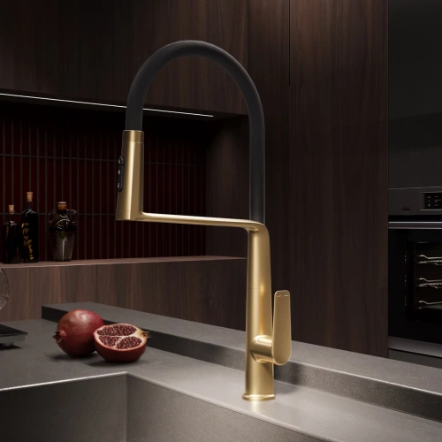 Смеситель для кухни Vincea VKF-118BG