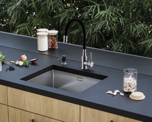 Смеситель для кухни Alveus FLEXA BLACK CHR 1147027