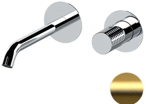 Смеситель для раковины Remer Celebrity CEC15PWBBG, золото брашированное