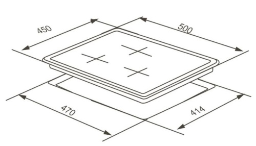 Газовая варочная панель ZORG HAG45 FDW white