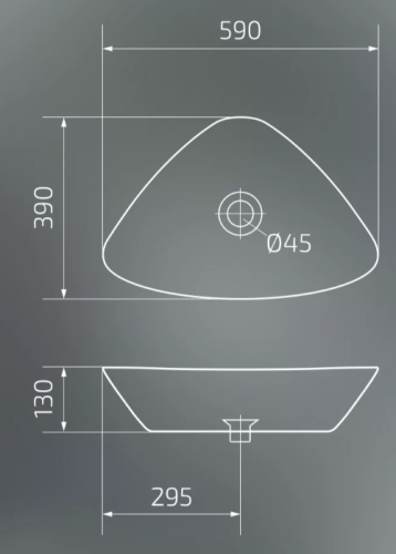 Умывальник Gid Mnc206