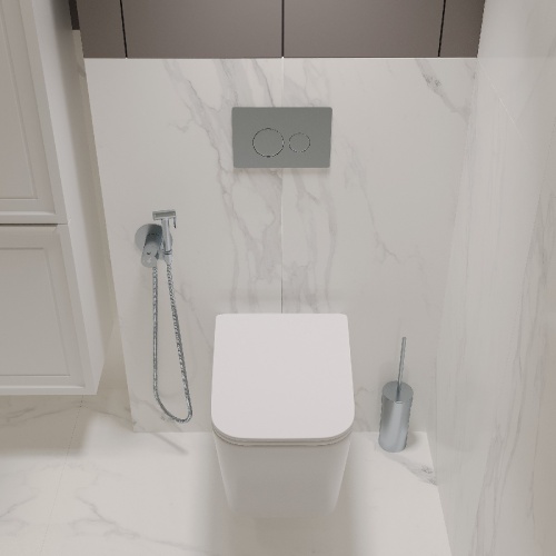 Комплект Oliveeka инсталляция OL-MQ-003 с унитазом OL-5014 и кнопкой OL-R22-CR