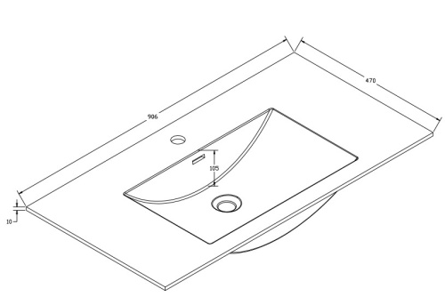 Раковина Vincea VCB-14900W